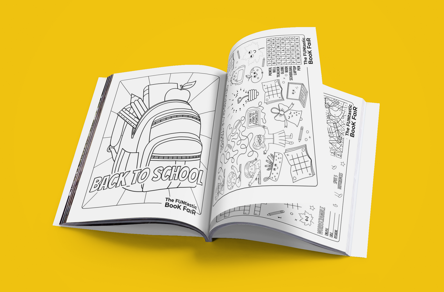 The FUNtastic Colouring Book: Back 2 School Edition